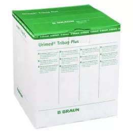 URIMED Tribag Plus uriinijalakott.500 ml 80 cm unst., 10 tk