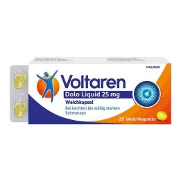 VOLTAREN Dolo Liquid 25 mg pehmekapslid, 10 tk