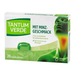 TANTUM VERDE 3 mg piparmündimaitselised pastillid, 20 tk