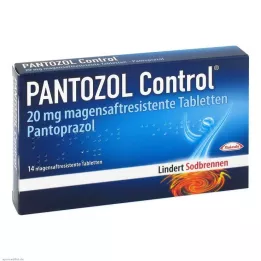PANTOZOL Kontroll 20 mg gastroresistentsed tabletid, 14 tk