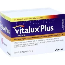 VITALUX pluss lutein u.omega-3 kapslid, 84 tk