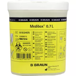 Mediboksi kõrvaldamismahuti 0,7 L, 1 tk