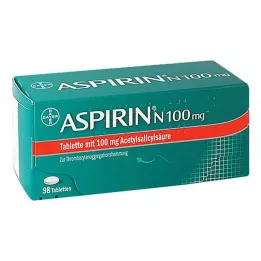 ASPIRIN n 100 mg tabletid, 98 tk