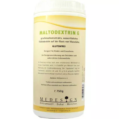 MALTODEXTRIN 6 pulbrit, 750g