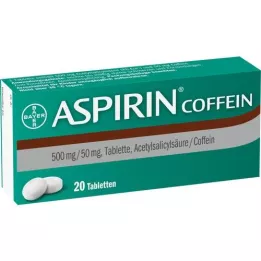 ASPIRIN kofeiini tabletid, 20 tk