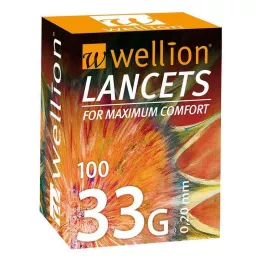 WELLION lance 33 g, 100 tk