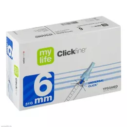 MYLIFE Clickfine pliiatsi nõelad 6 mm 31 G, 100 tk