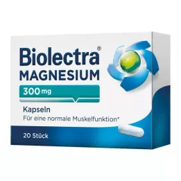 BIOLECTRA Magneesium 300 mg kapslid, 20 tk