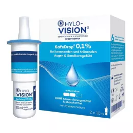 HYLO-VISION SafeDrop 0,1% silmatilgad, 2X10 ml