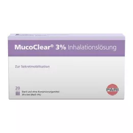 MUCOCLEAR 3% NaCl inhalatsioonilahus, 20X4 ml