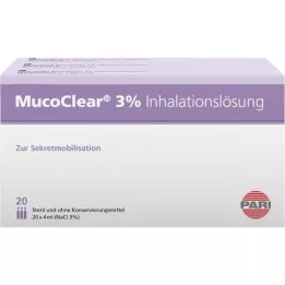 MUCOCLEAR 3% NaCl sissehingamislahus, 60x4 ml