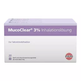 MUCOCLEAR 3% NaCl inhalatsioonilahus, 60X4 ml