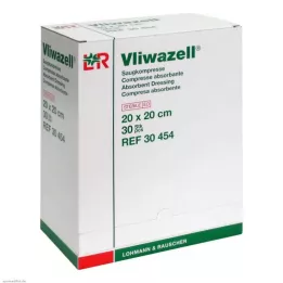 VLIWAZELL Imavad kompressid steriilsed 20x20 cm, 30 tk