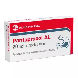 PANTOPRAZOL AL 20 mg Sodbr.maohappe res. tabletid, 14 tk