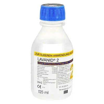 Lavanid 2 haava loputuslahus, 125 ml