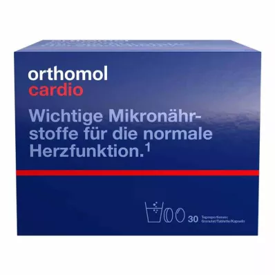 ORTHOMOL Kardiograanulite/kapslite/tablettide kombineeritud pakk, 1 tk