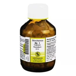 BIOCHEMIE 1 Calcium fluoratum D 12 tabletti, 400 tk