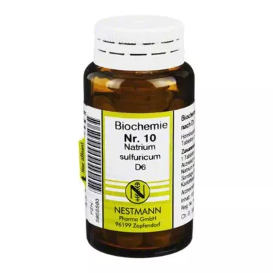 BIOCHEMIE 10 naatriumsulfuricum D 6 tabletti, 100 tk BIOCHEMIE 10 naatriumsulfuricum D 6 tabletti, 100 tk