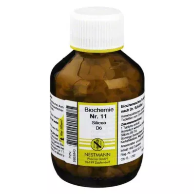 BIOCHEMIE 11 Silicea D 6 tabletti, 400 tk BIOCHEMIE 11 Silicea D 6 tabletti, 400 tk