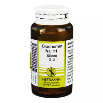 BIOCHEMIE 11 Silicea D 12 tabletti, 100 tk BIOCHEMIE 11 Silicea D 12 tabletti, 100 tk