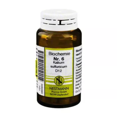 BIOCHEMIE 6 kaaliumsulfuricum D 12 tabletti, 100 tk
