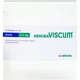 ABNOBAVISCUM aceris 0,2 mg ampullid, 48 tk