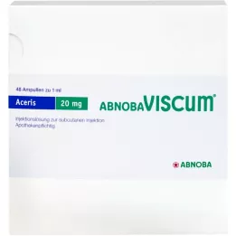 ABNOBAVISCUM Aceris 20 mg ampullid, 48 tk