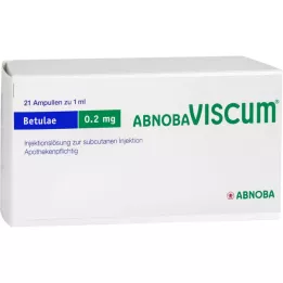 ABNOBAVISCUM Betulae 0,2 mg ampullid, 21 tk