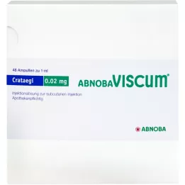 ABNOBAVISCUM Crataegi 0,02 mg ampullid, 48 tk