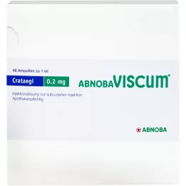 ABNOBAVISCUM Crataegi 0,2 mg ampullid, 48 tk