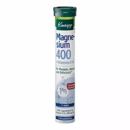KNEIPP Magnesium 400+C+E kihisevad tabletid, 15 tk