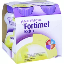 FORTIMEL Extra Vanillgei maitse, 4x200 ml