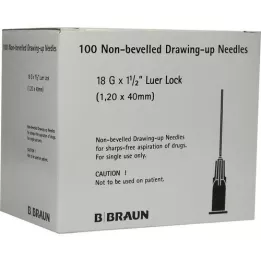 STERICAN Kanüülid 18 Gx1 1/2 1,1x40 tömbi, 100 tk