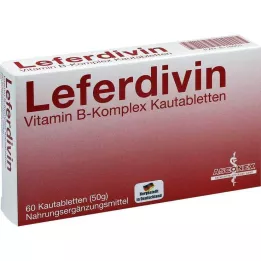 LEFERDIVIN B-vitamiini kompleksi närimistabletid, 60 tk
