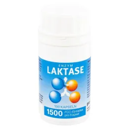 Lactase 1500 FCC ensüümi kapslid, 100 tk