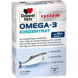 DOPPELHERZ Omega-3 kontsentraadi süsteemi kapslid, 30 tk