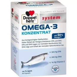 DOPPELHERZ Omega-3 kontsentraadi süsteemi kapslid, 60 tk