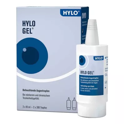HYLO-GEL Silmatilgad, 2X10 ml