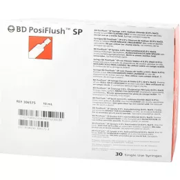 BD POSIFLUSH SP Loputussüsteemi eeltäidetud süstlad, 30X10 ml