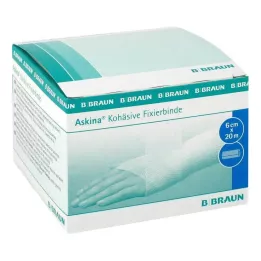 ASKINA Fiksatsiooniside kohesiiv 6 cmx20 m, 1 tk