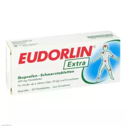 EUDORLIN ekstra Ibuprofeeni valutabletid, 20 tk