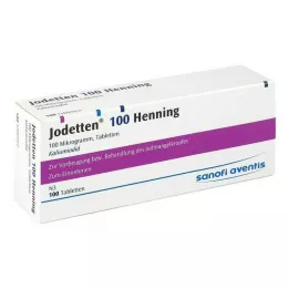 JODETTEN 100 Henningi tabletti, 100 tk