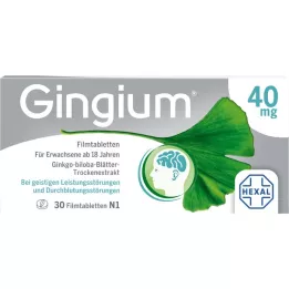 GINGIUM Õhukese polümeerikattega tabletid, 30 tk