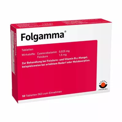 FOLGAMMA Tabletid, 50 tk FOLGAMMA Tabletid, 50 tk