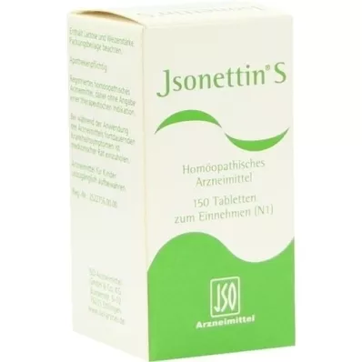 JSONETTIN S Tabletid, 150 tk