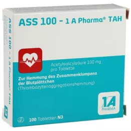ASS 100-1A Pharma TAH tabletid, 100 tk