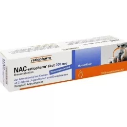 NAC-ratiopharm äge 200 mg köha joodise Brokel., 20 tk