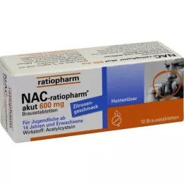 NAC-ratiopharm äge 600 mg köha joodetud makers., 10 tk