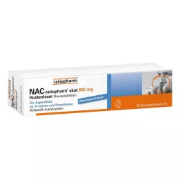 NAC-ratiopharm akut 600 mg köha rögalahtistavad kihisevad tabletid, 20 tk