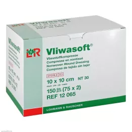 VLIWASOFT Lausriidest kompressid 10x10 cm steriilsed 4l., 150 tk